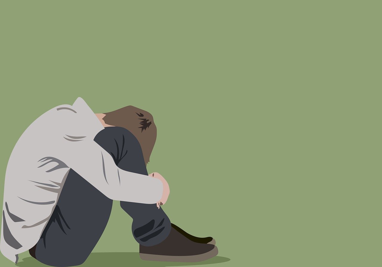 depression, fear, loneliness, drawing, sick, to care, health, background, man, people, therapy