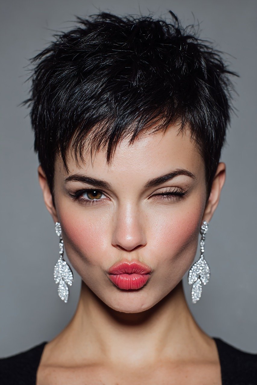 woman, fashion, model, face, style, hair, pose, cosmetics, skin, lips, lipstick, glamour, dress, diamond, accessories, portrait