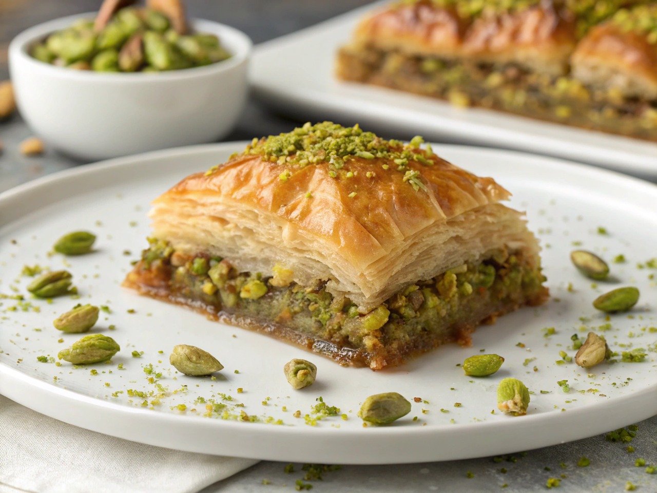 baklava, food, delicious, sweet, sugar, turkey, ai generated