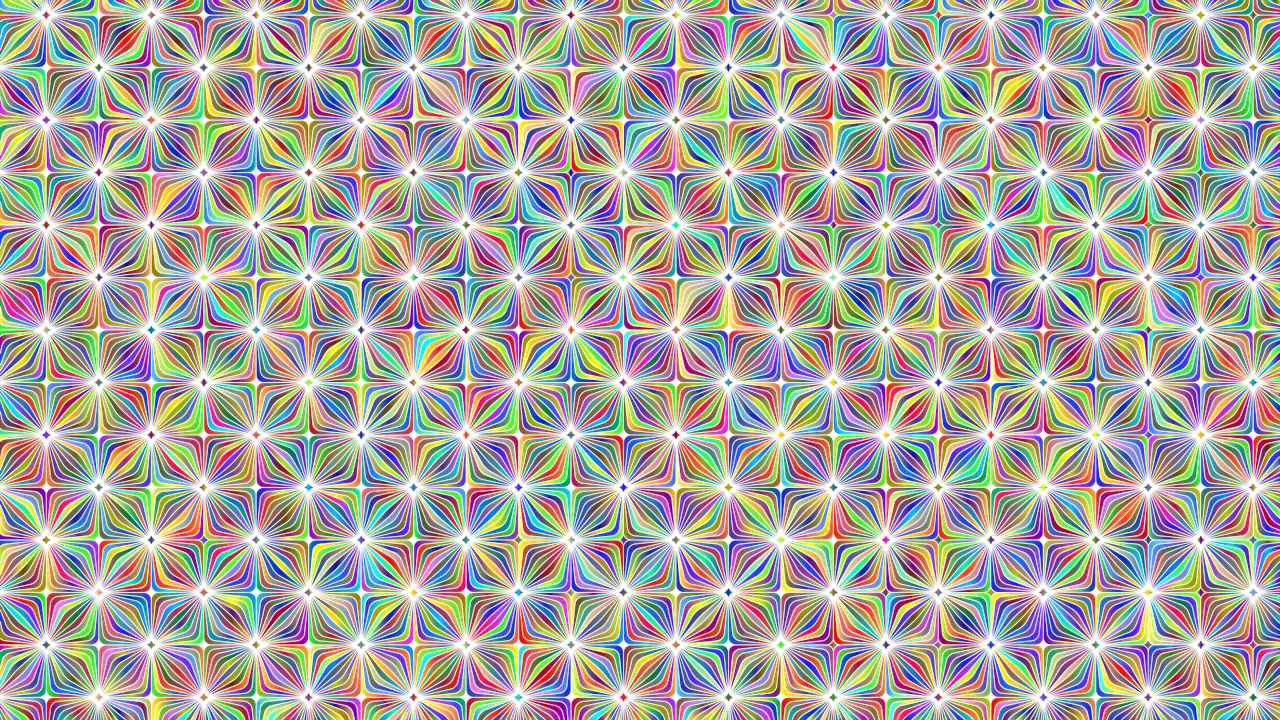 pattern, background, wallpaper, abstract, geometric, decorative, decoration, ornamental, colorful, prismatic, chromatic, rainbow, psychedelic