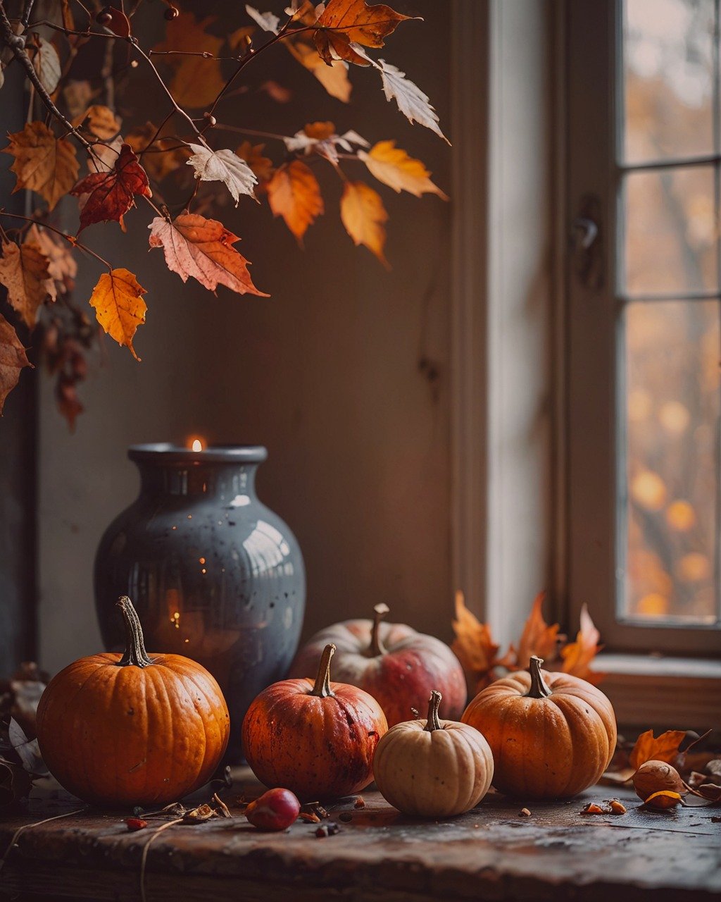 fall, nature, leaves, forest, landscape, season, trees, fall season, autumn colors, autumn leaves, multicoloured, maple leaves, maple, branch, autumn pictures, autumn landscape, harvest time, deciduous forest, background, carpet of leaves, rain of leaves, ai generated, decoration, deco