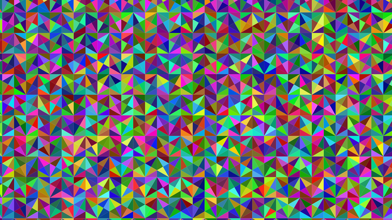 modello, sfondo, astratto, geometrico, decorativo, decorazione, ornamentale, bella carta da parati, natura, colorato, prismatico, cromatico, arcobaleno, psichedelico