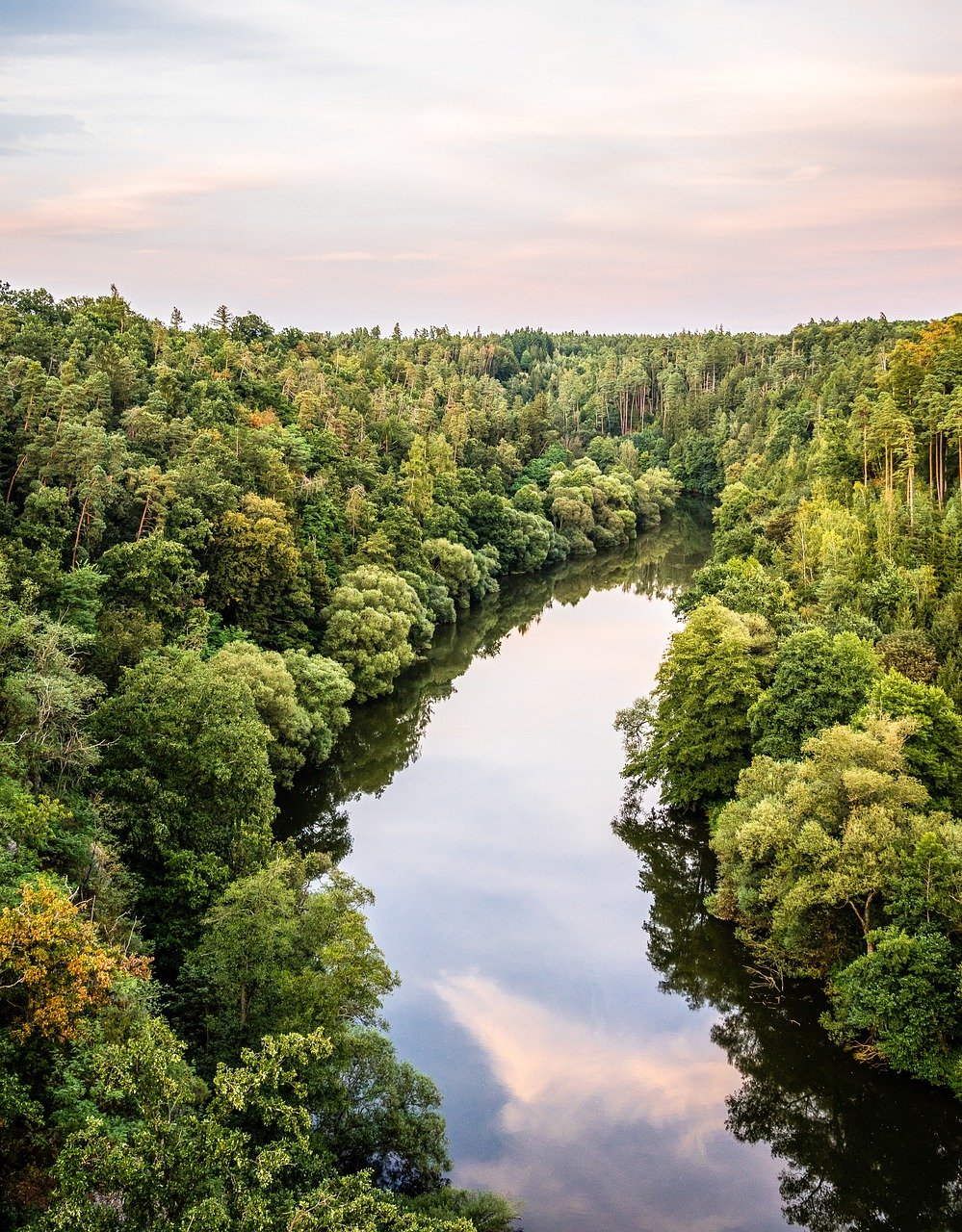 bechyne, bechyně, tšekin tasavalta, bohemia, etelä -böömi, eurooppa, lainsitz, virtaus, luonto, luonnollinen koru, vettä, illan tunnelma, kansallispuisto, maisema, luonnonkaunis