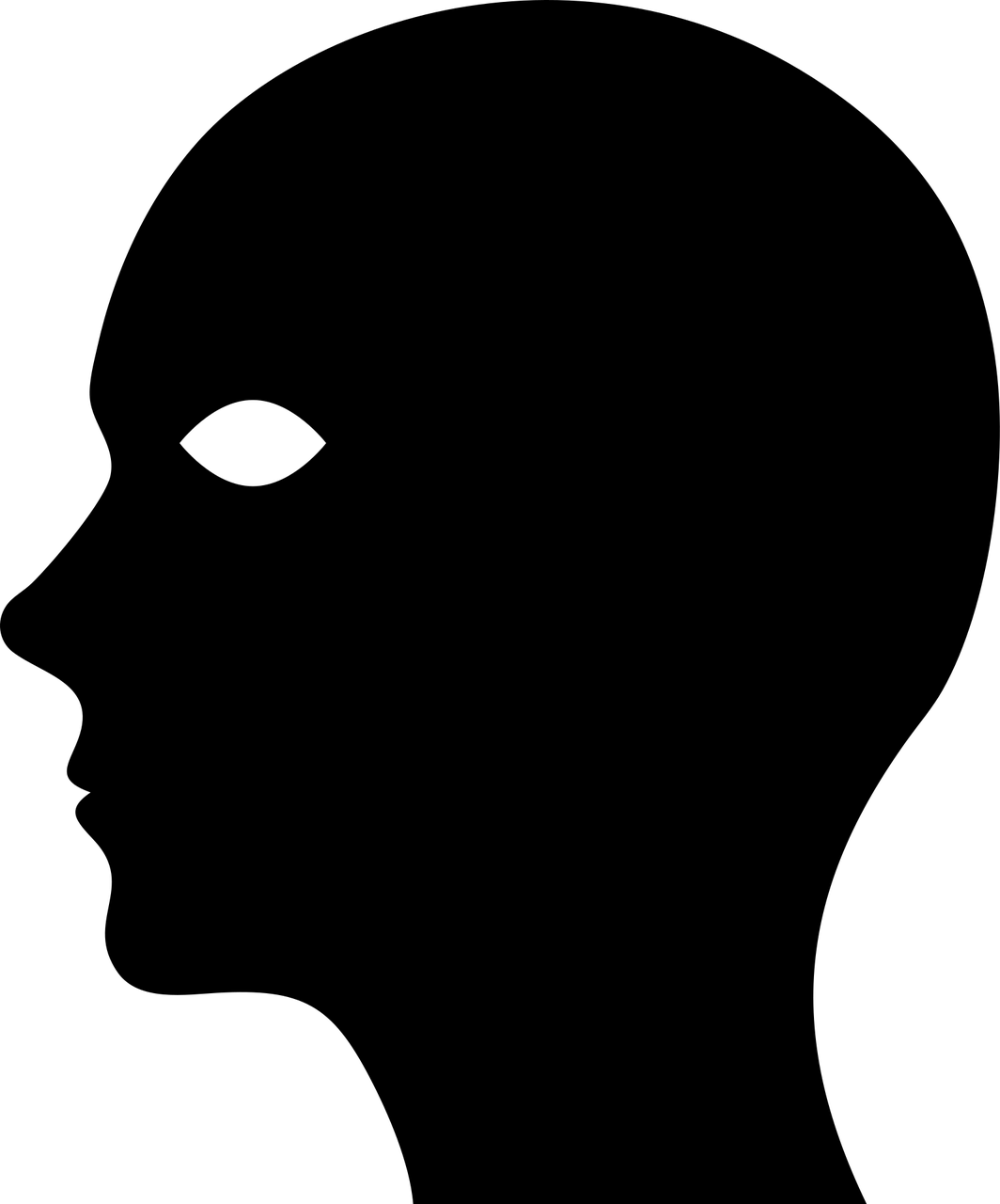 man, head, avatar, silhouette, profile, human, person, people, ai generated