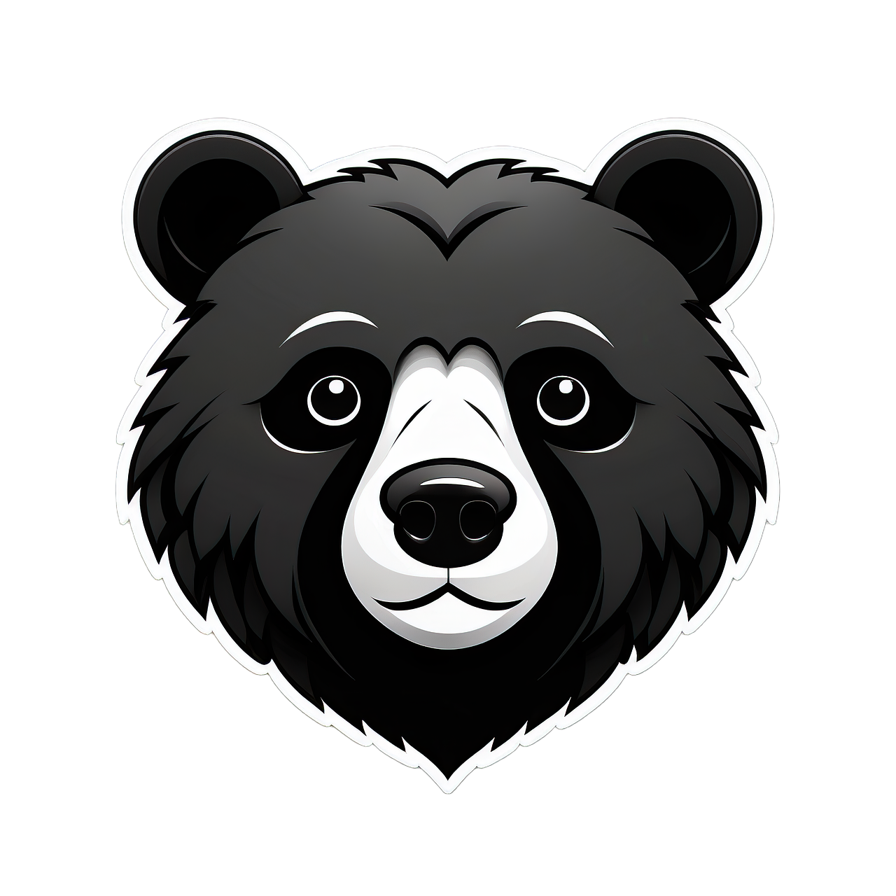 bear, nature, cute, animal, wildlife, mammal, funny, teddy, artwork, children, high resolution, cartoon, ai generated