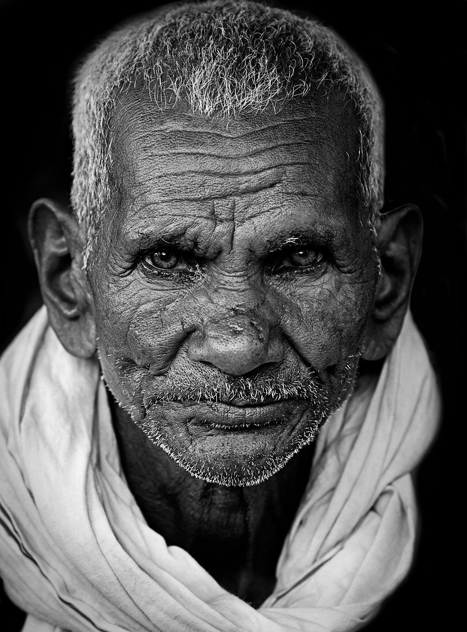 monocromo, le persone, strada