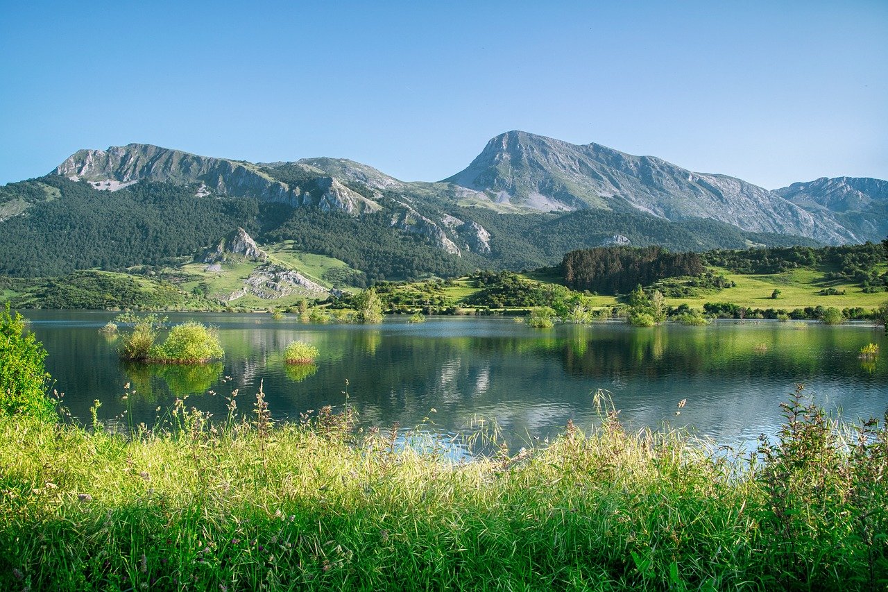landscape, lake, moutains, nature, vegetation, darling, hiking, trees