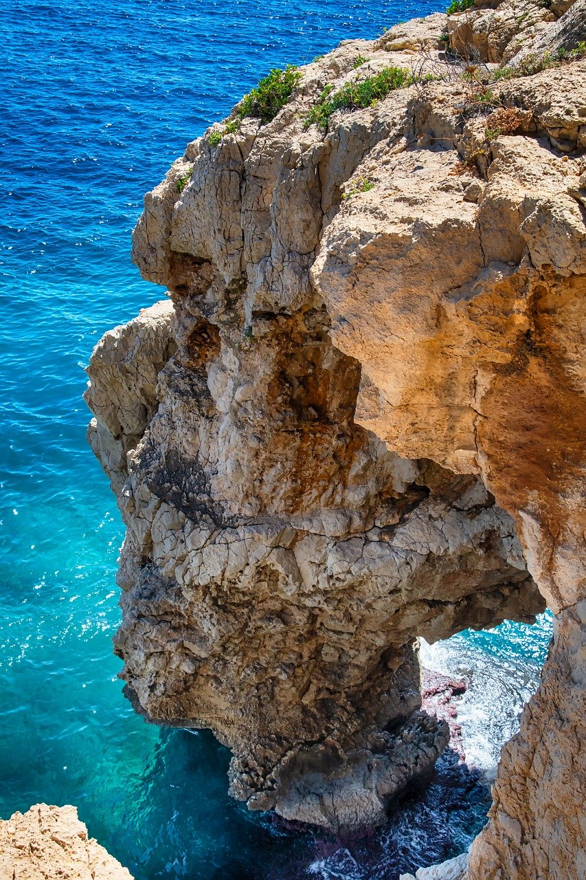 landscape, sea, rocks, arc, marina, nature, mountain, hiking