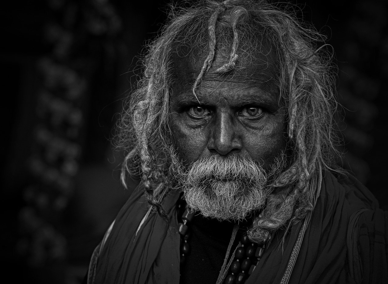 monochrome, people, street