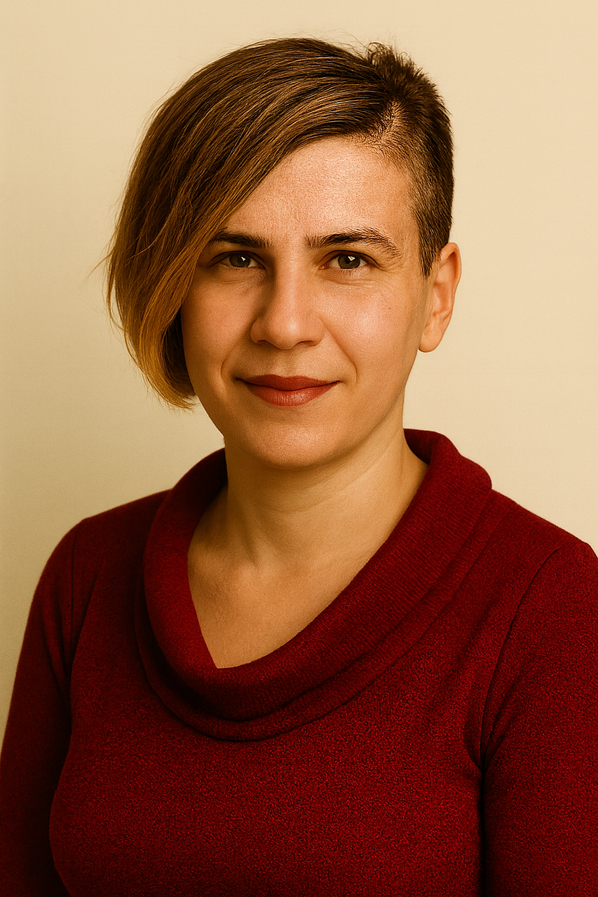 vesika, kadın, dişi, yüz, kafadan vuruş, stüdyo, gülümsemek, kendinden emin, profesyonel, esmer, kısa saç, yandan kesim, kırmızı elbise, koyu arka plan, insanlar, kişi, model, işletme, zarif, kapatmak, ai oluşturuldu