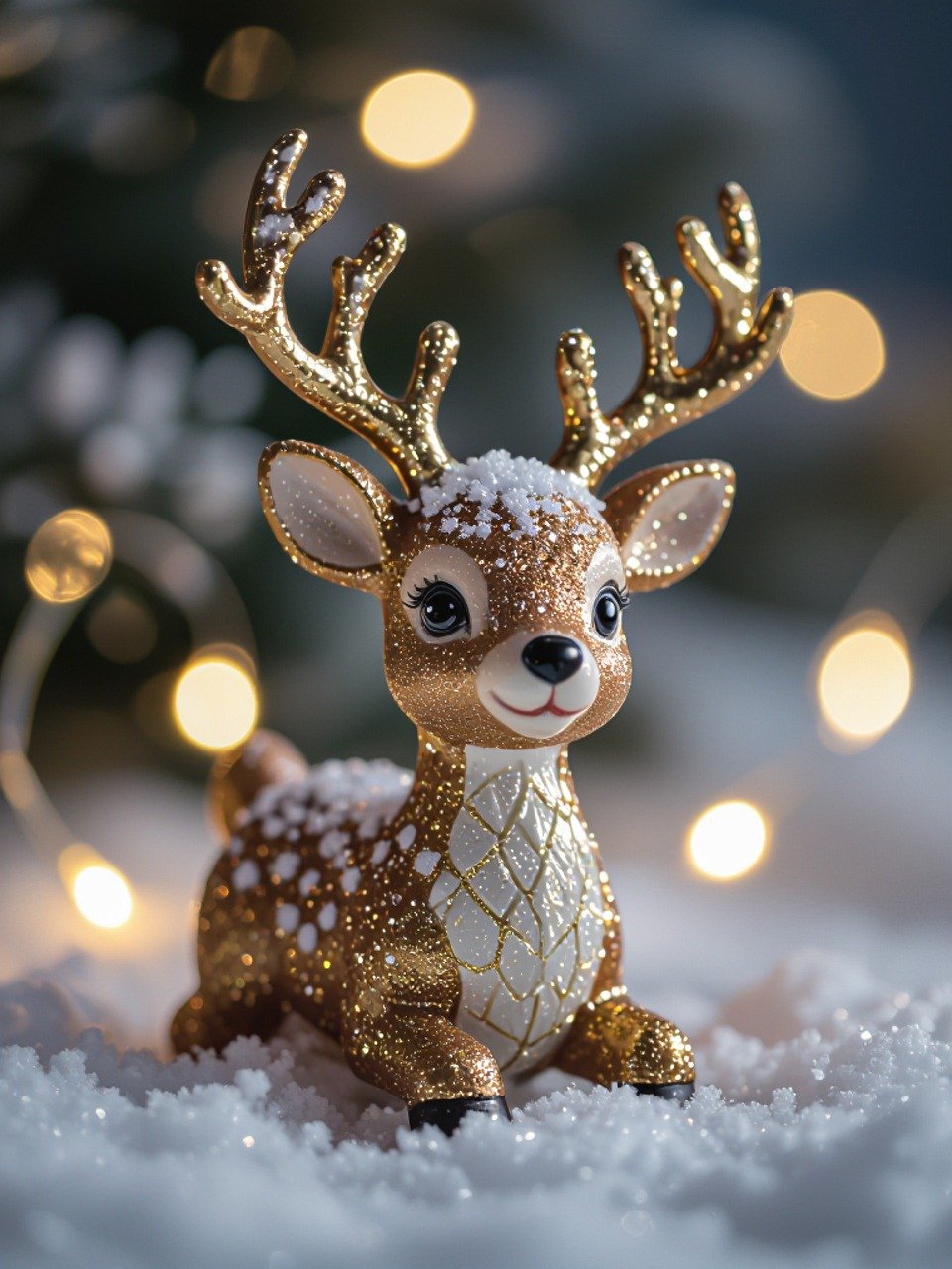 christmas, winter, christmas pictures, winter pictures, advent, background, vacation, celebration, fixed, holidays, season, christmas time, christmas decoration, public holidays, nature, wintry, love, cold, mood, ai generated, reindeer, deer, wildlife, glitter