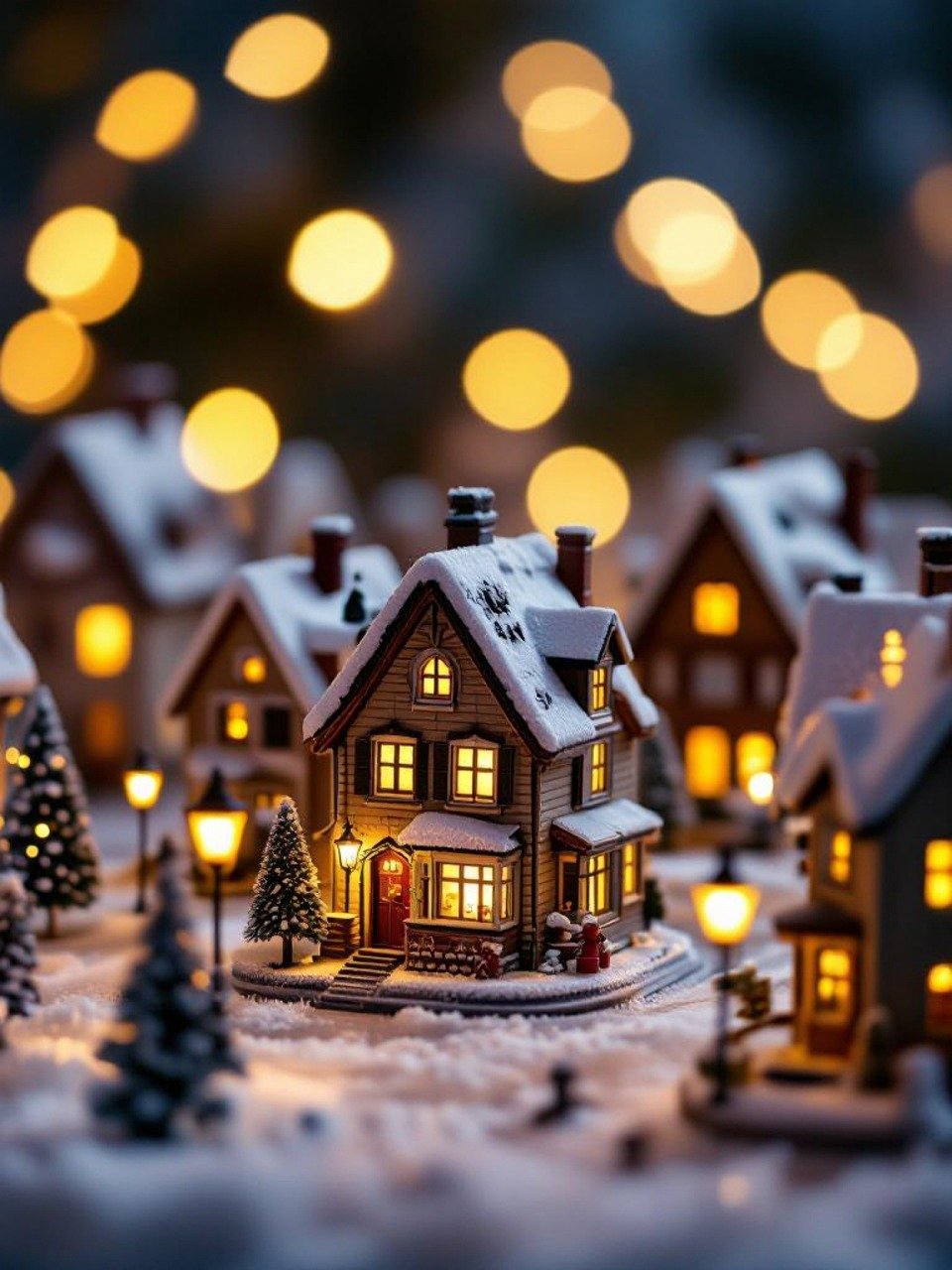 christmas, winter, christmas pictures, winter pictures, advent, background, vacation, celebration, fixed, holidays, season, christmas time, christmas decoration, public holidays, nature, wintry, love, cold, mood, ai generated, miniature, miniature city, village, houses