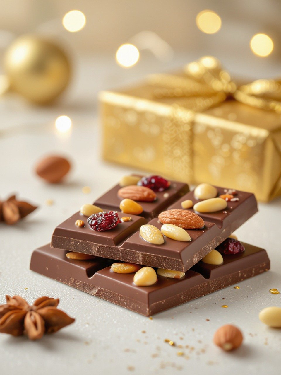 christmas, winter, christmas pictures, winter pictures, advent, background, vacation, celebration, fixed, holidays, season, christmas time, christmas decoration, public holidays, nature, wintry, love, cold, mood, ai generated, chocolate, sweets, nuts, gift