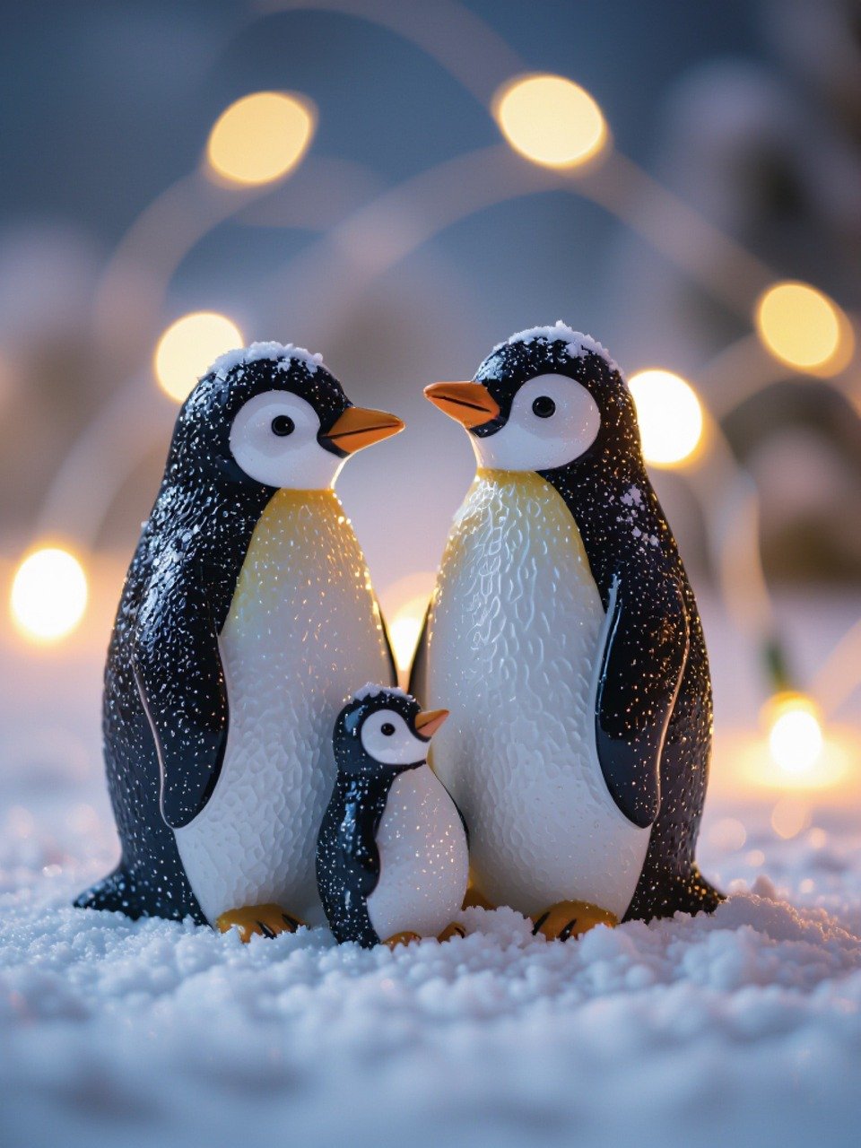 christmas, winter, christmas pictures, winter pictures, advent, background, vacation, celebration, fixed, holidays, season, christmas time, christmas decoration, public holidays, nature, wintry, love, cold, mood, ai generated, penguin, wildlife, figure, penguin family