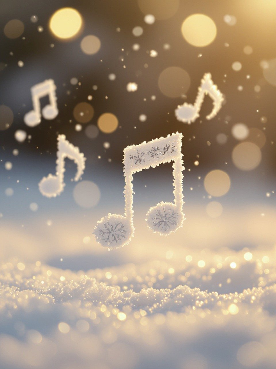 christmas, winter, winter pictures, advent, background, vacation, celebration, fixed, public holidays, season, christmas time, christmas decoration, nature, wintry, love, cold, mood, ai generated, sheet music, music, melody, snow