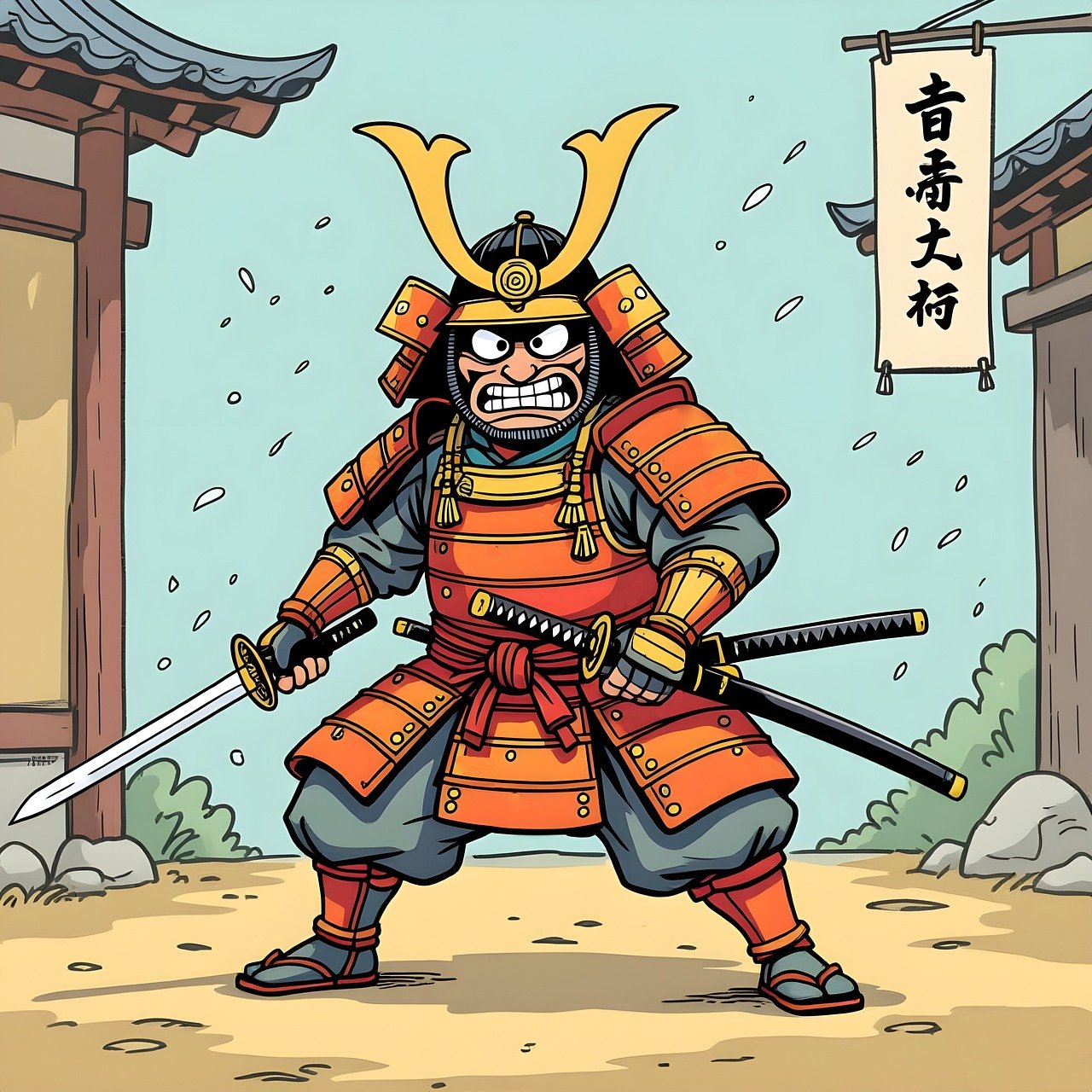 samurai, warrior, katana, japan, japanese, sword, asia, man, armor, fantasy, artwork, traditional, culture, weapon, male, cartoon, comic, educational, ai generated, travel